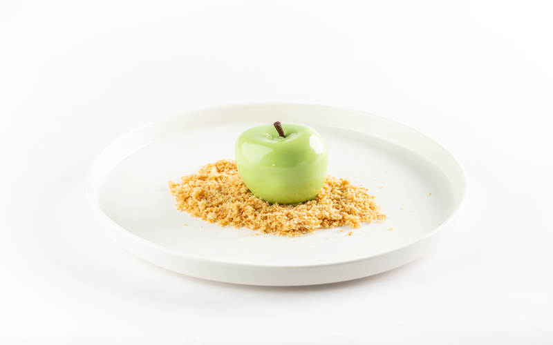 Green aplle dessert